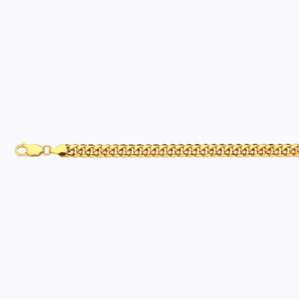 10K 6MM YELLOW GOLD HOLLOW MIAMI CUBAN 20" CHAIN NECKLACE (AVAILABLE IN LENGTHS 7" - 30")
