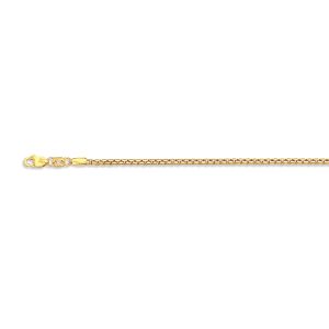 10K 2MM YELLOW GOLD VENETIAN BOX 16" CHAIN NECKLACE (AVAILABLE IN LENGTHS 7" - 30")